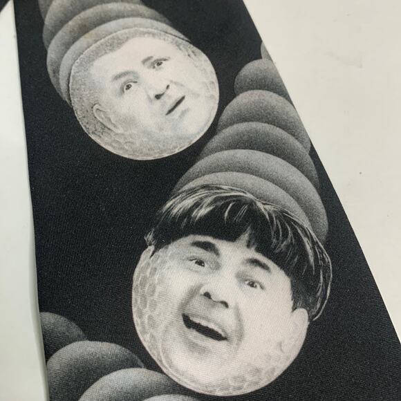Ralph Marlin Vintage Nostalgia Three Stooges Television Show TV Golf Tie 1994 - Picture 4 of 6